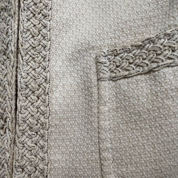 Trina Turk Cream Tweed Blazer - Picture 3 of 16